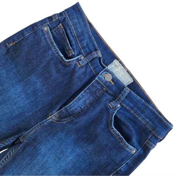 Free People Women Pants Busted Distressed High Rise Skinny Blue Jeans Size 28 - Picture 7 of 16